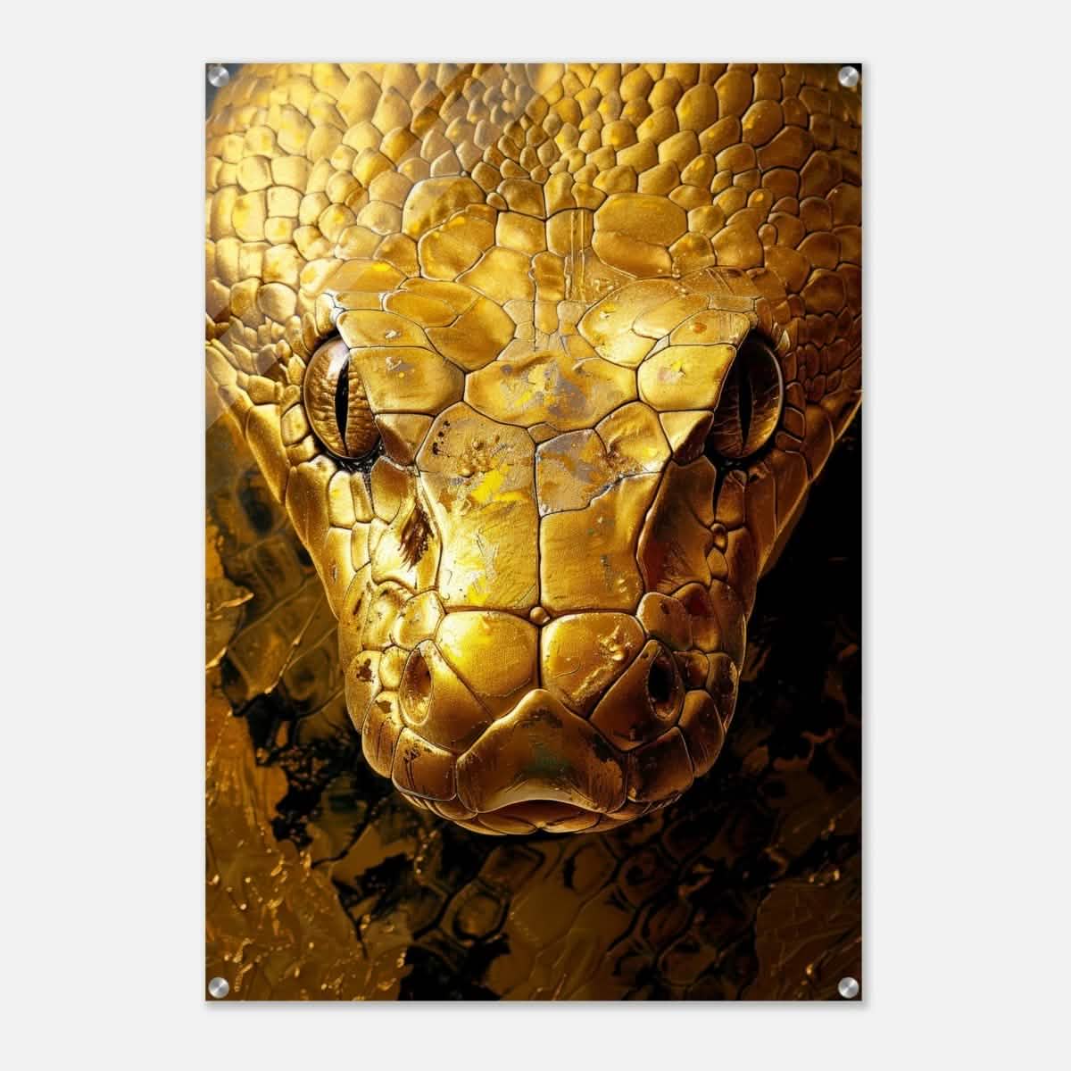 Da Vinci Wall art Print | Eclectic Expressions | Snake - Acrylic Print - 70x100 cm / 28x40″ -