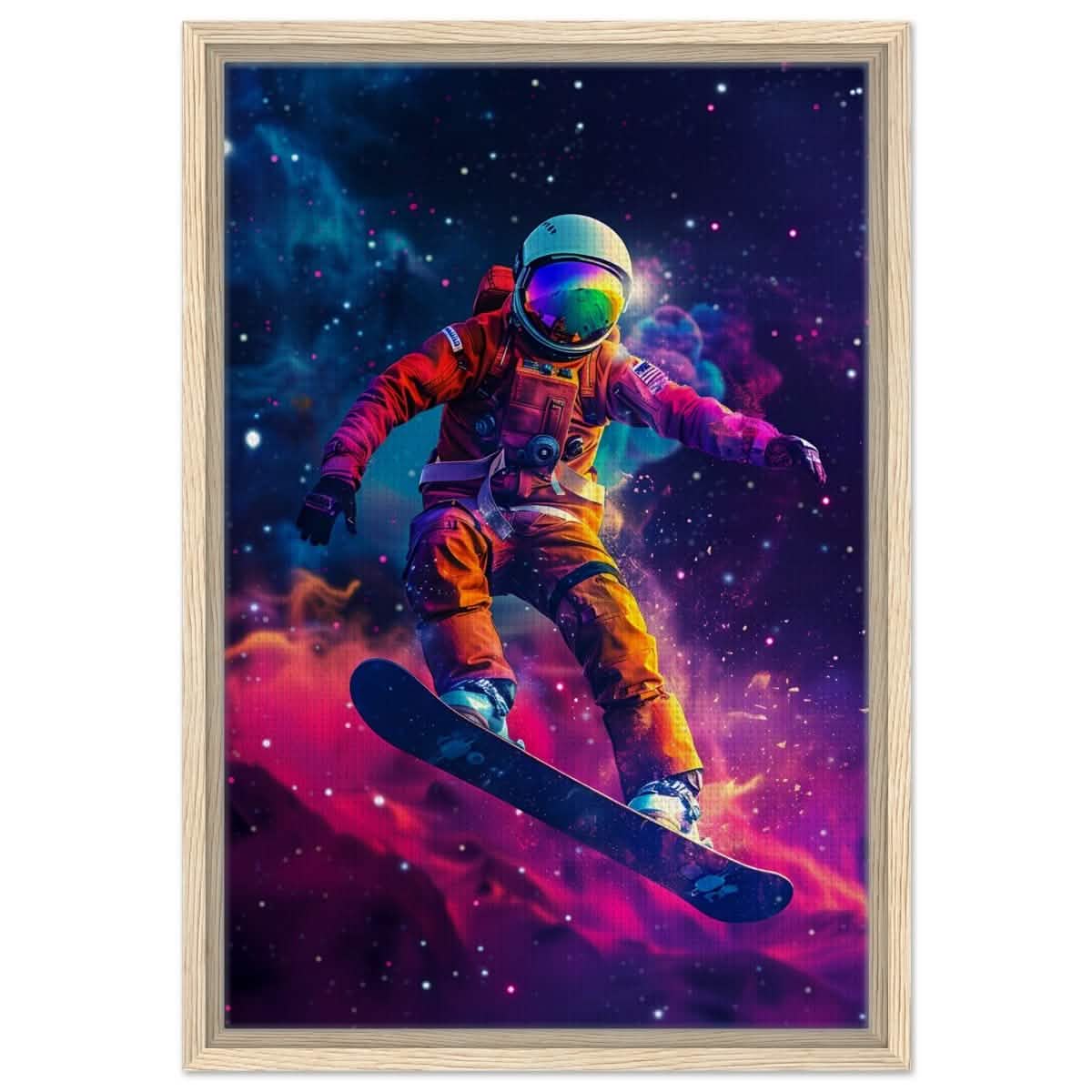 Da Vinci Wall art Print | Eclectic Expressions | Space - Framed Canvas - 40x60 cm / 16x24″ - Wood frame