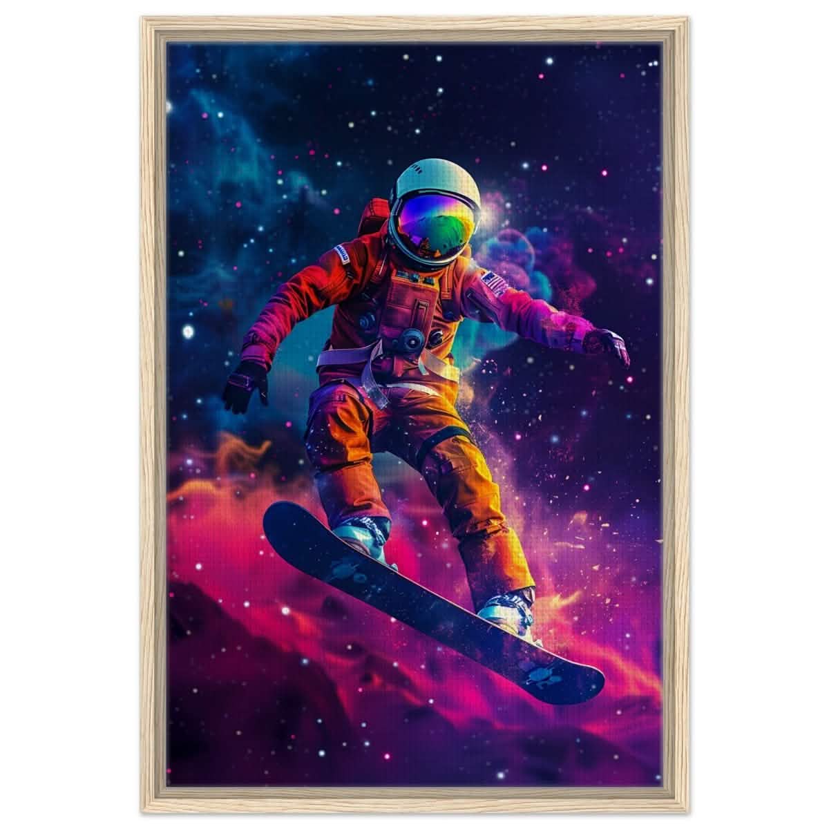 Da Vinci Wall art Print | Eclectic Expressions | Space - Framed Canvas - 50x75 cm / 20x30″ - Wood frame