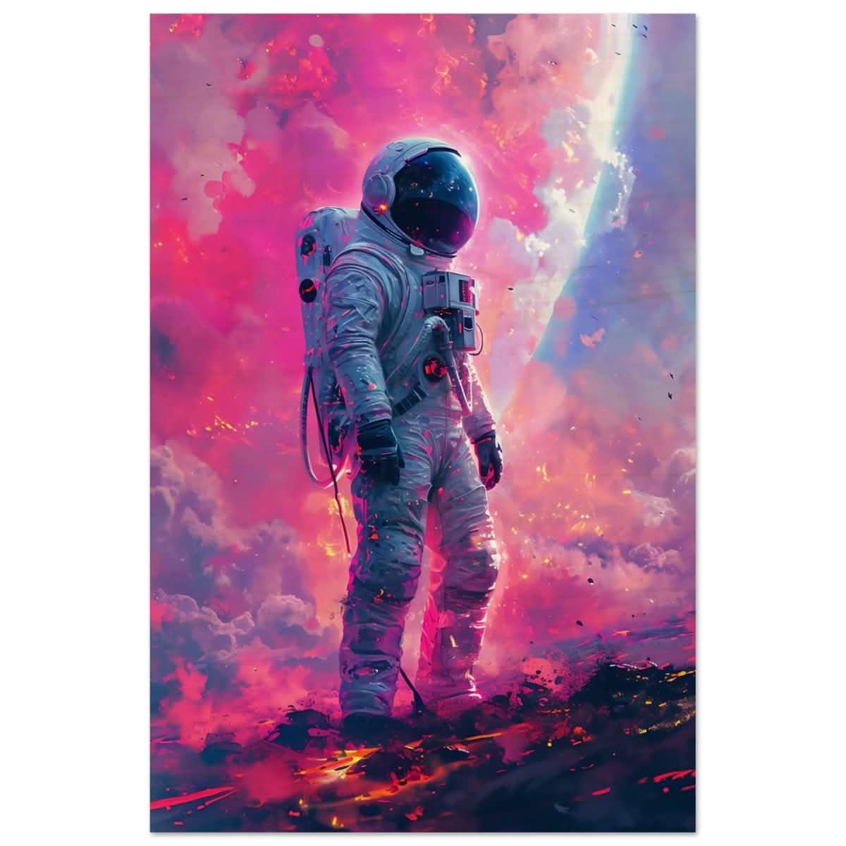 Da Vinci Wall art Print | Eclectic Expressions | Space - Wood Prints - 30x45 cm / 12x18″ -