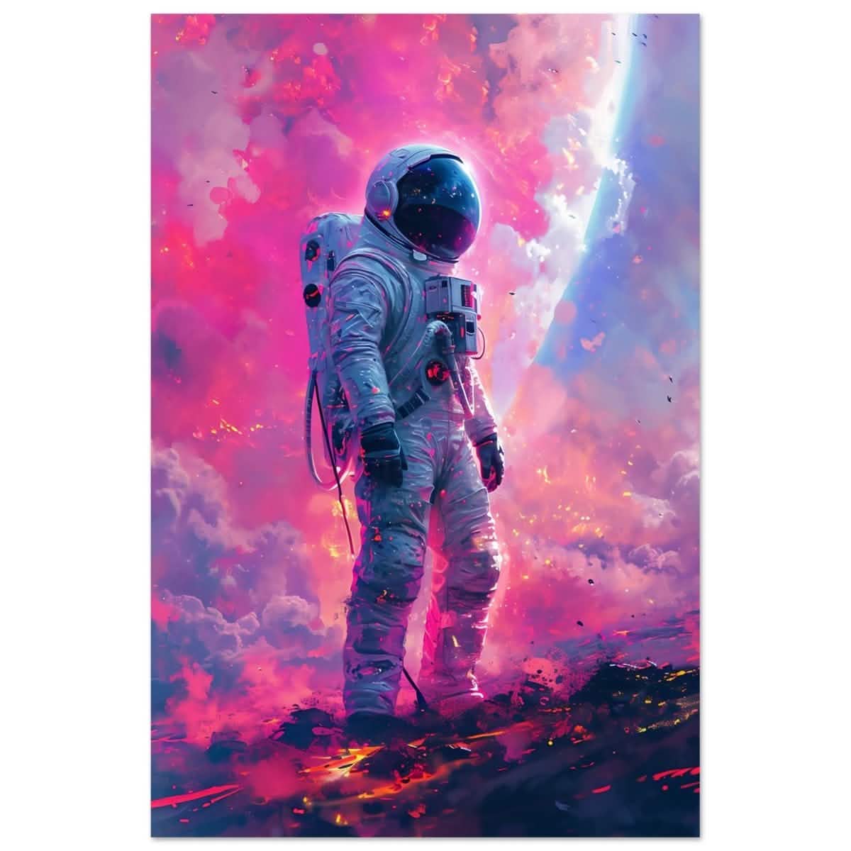 Da Vinci Wall art Print | Eclectic Expressions | Space - Aluminum Print - 50x75 cm / 20x30″ -