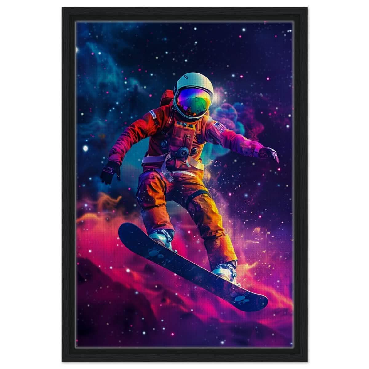 Da Vinci Wall art Print | Eclectic Expressions | Space - Framed Canvas - 40x60 cm / 16x24″ - Black frame