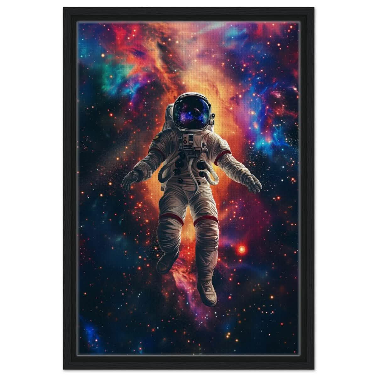 Da Vinci Wall art Print | Eclectic Expressions | Space - Framed Canvas - 40x60 cm / 16x24″ - Black frame