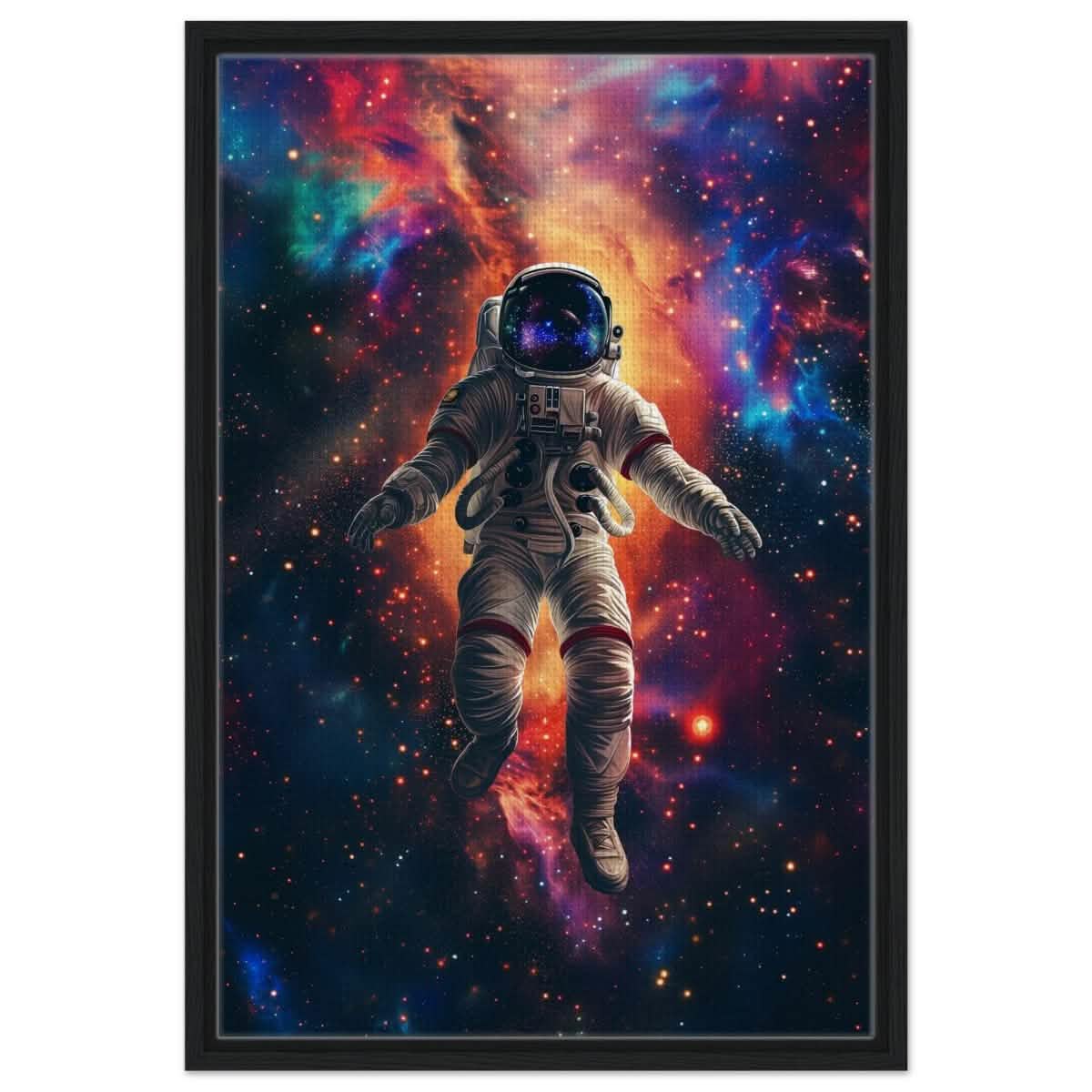 Da Vinci Wall art Print | Eclectic Expressions | Space - Framed Canvas - 50x75 cm / 20x30″ - Black frame