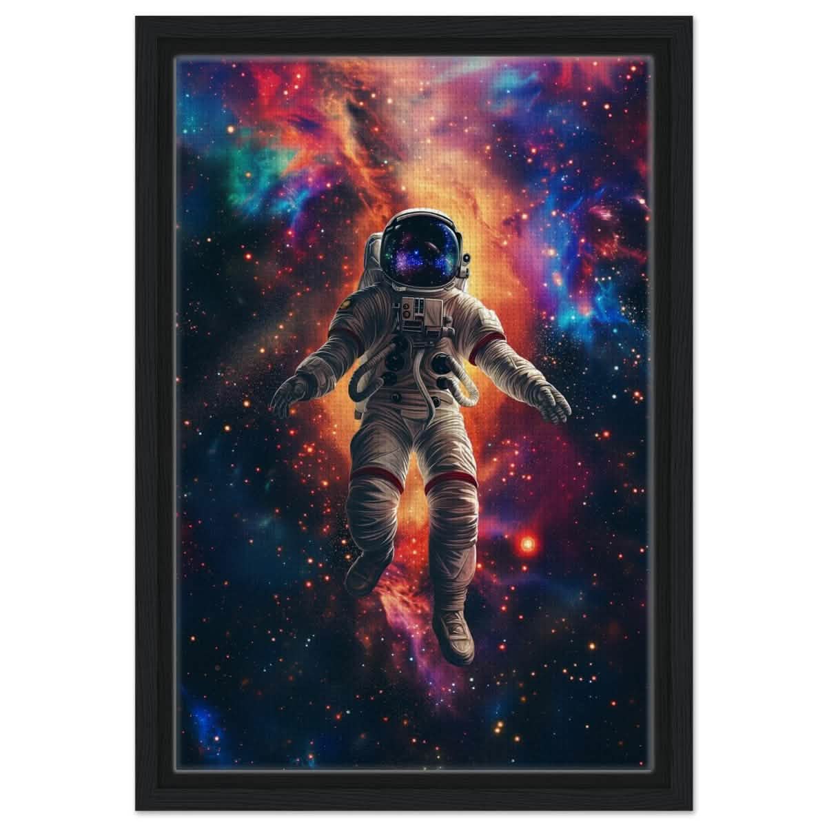 Da Vinci Wall art Print | Eclectic Expressions | Space - Framed Canvas - 30x45 cm / 12x18″ - Black frame