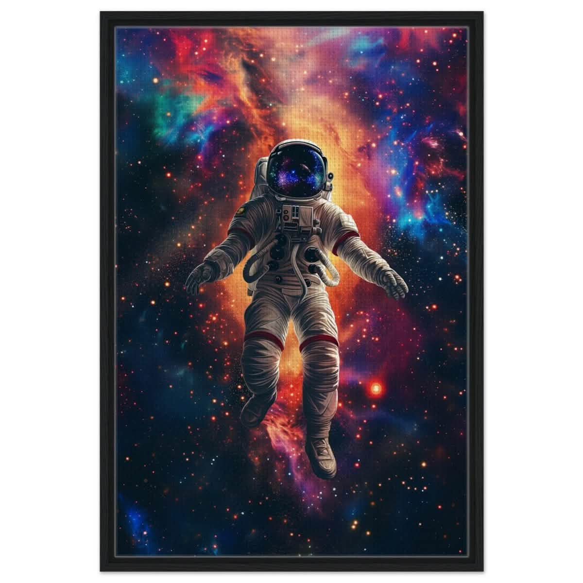 Da Vinci Wall art Print | Eclectic Expressions | Space - Framed Canvas - 60x90 cm / 24x36″ - Black frame