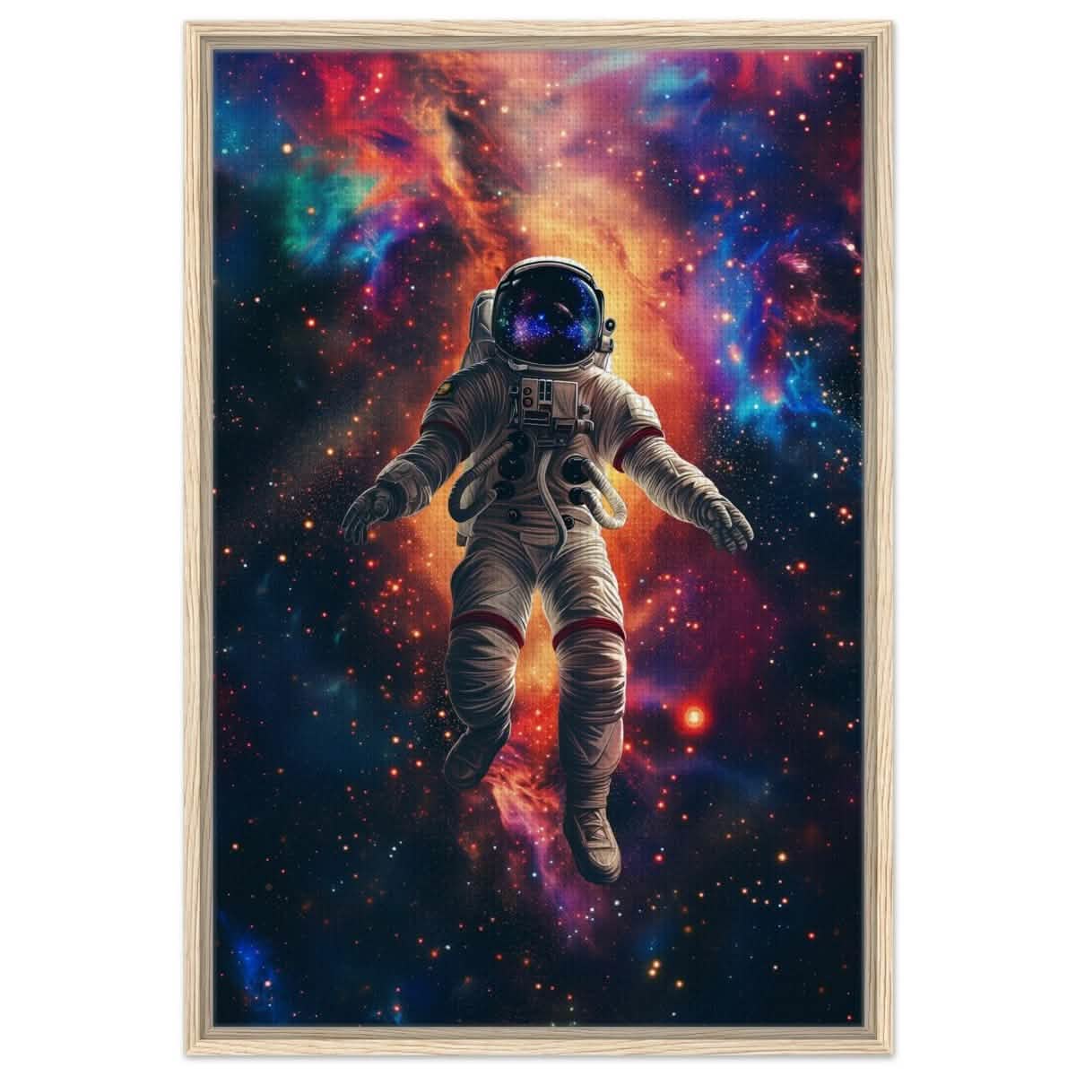 Da Vinci Wall art Print | Eclectic Expressions | Space - Framed Canvas - 60x90 cm / 24x36″ - Wood frame