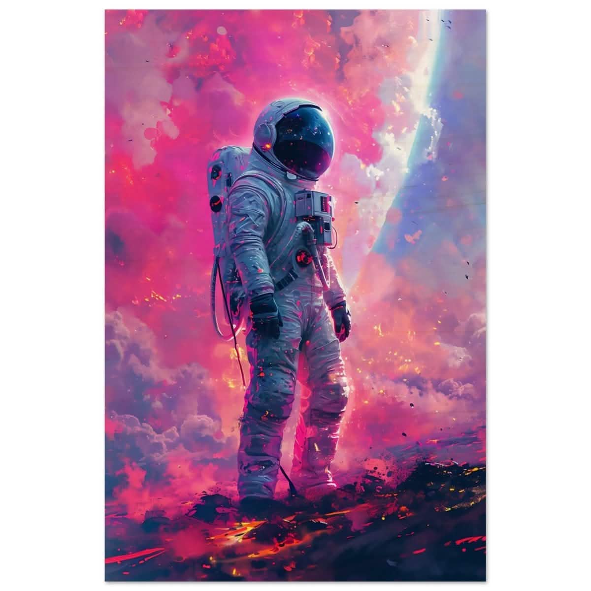 Da Vinci Wall art Print | Eclectic Expressions | Space - Wood Prints - 50x75 cm / 20x30″ -