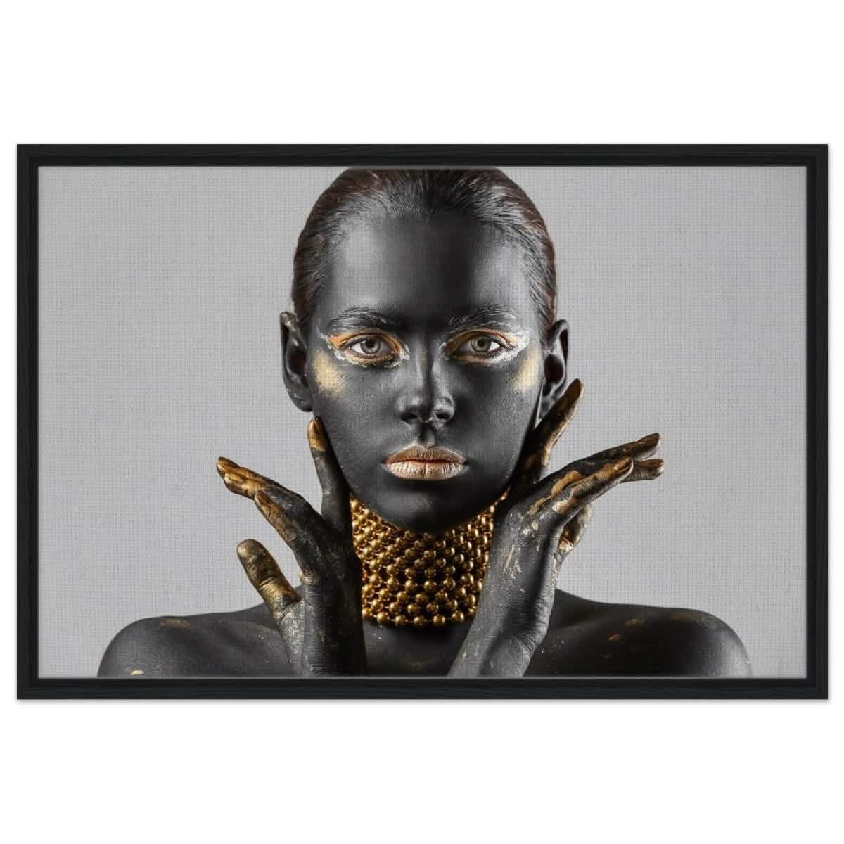 Da Vinci Wall art Print | Eclectic Expressions - Framed Canvas - 60x90 cm / 24x36″ - Black frame