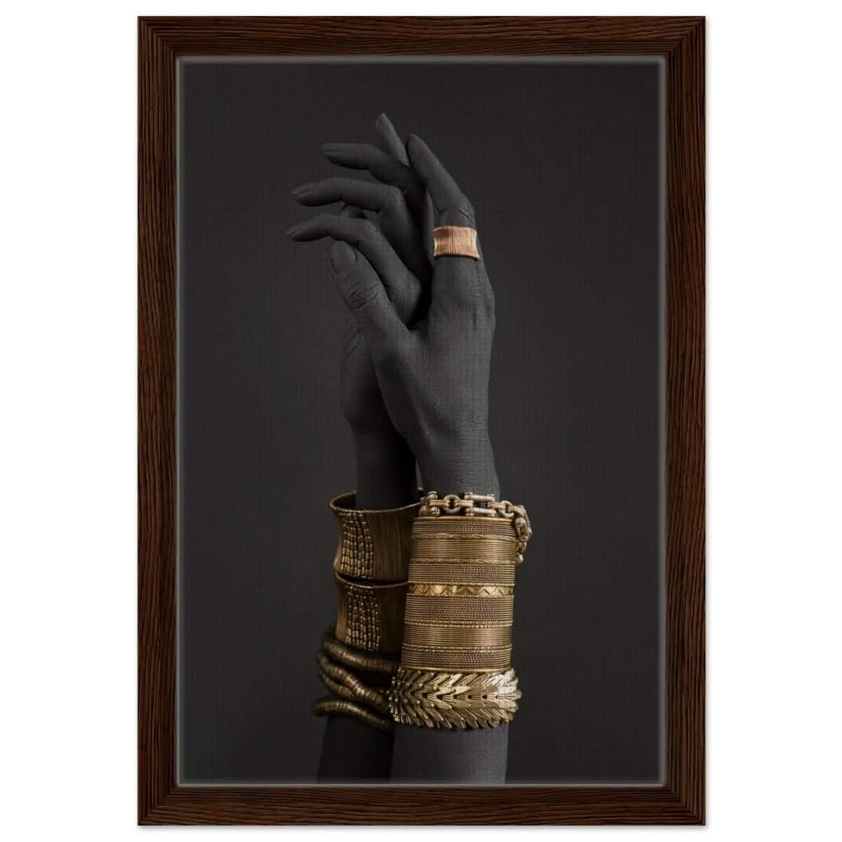 Da Vinci Wall art Print | Eclectic Expressions - Framed Canvas - 30x45 cm / 12x18″ - Dark wood frame