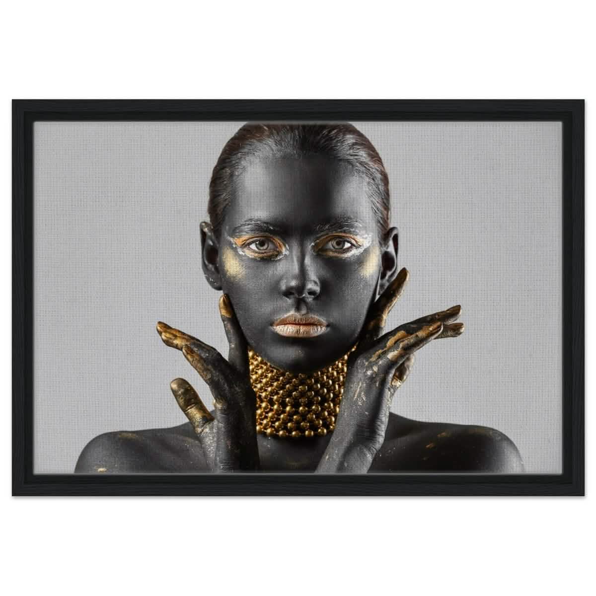 Da Vinci Wall art Print | Eclectic Expressions - Framed Canvas - 40x60 cm / 16x24″ - Black frame