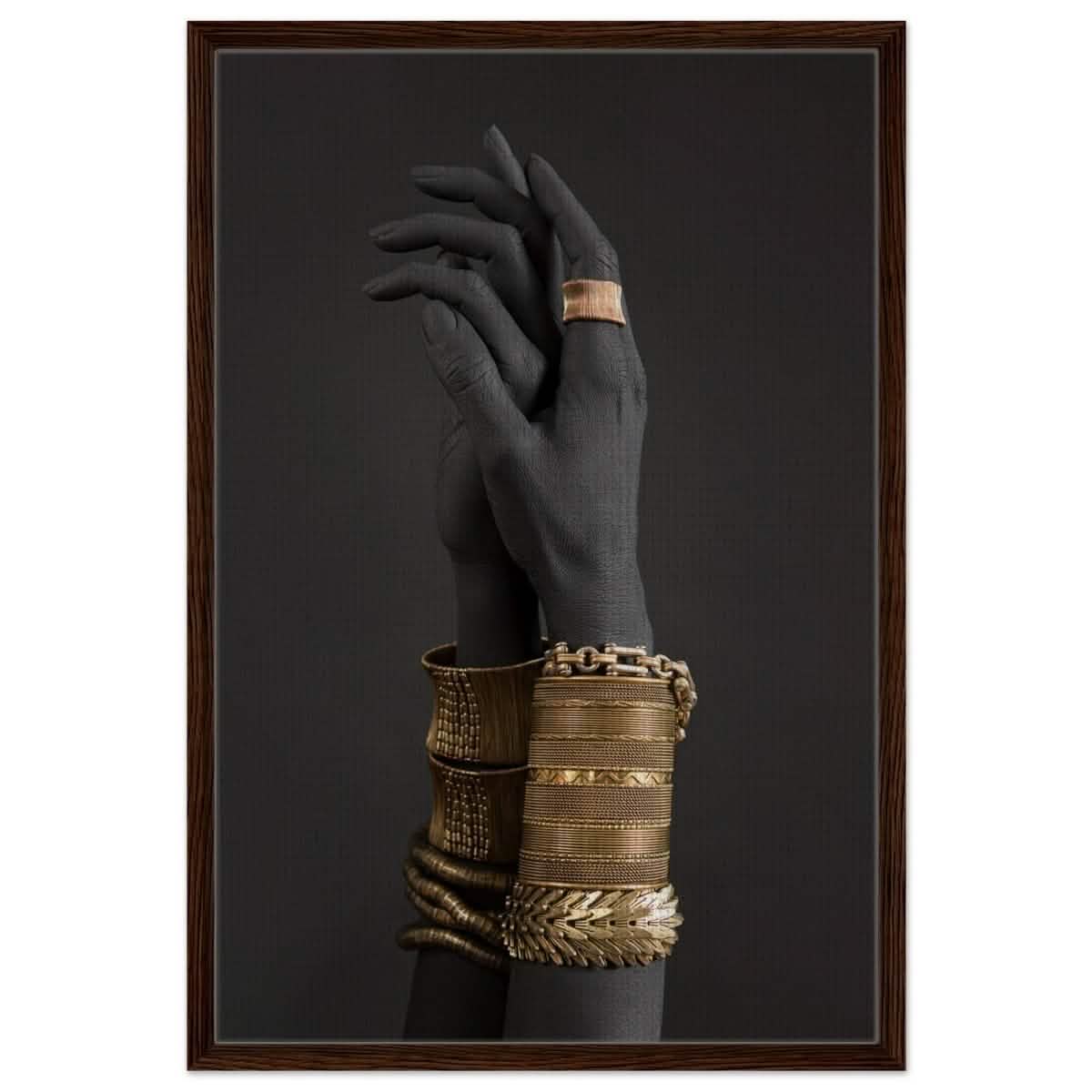 Da Vinci Wall art Print | Eclectic Expressions - Framed Canvas - 60x90 cm / 24x36″ - Dark wood frame