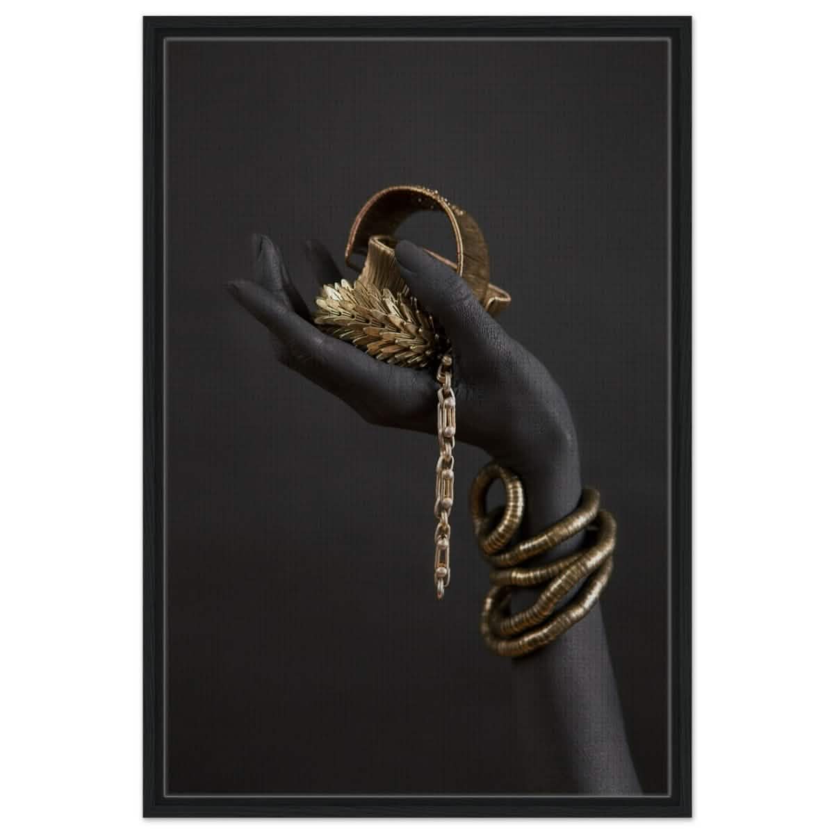 Da Vinci Wall art Print | Eclectic Expressions - Framed Canvas - 60x90 cm / 24x36″ - Black frame