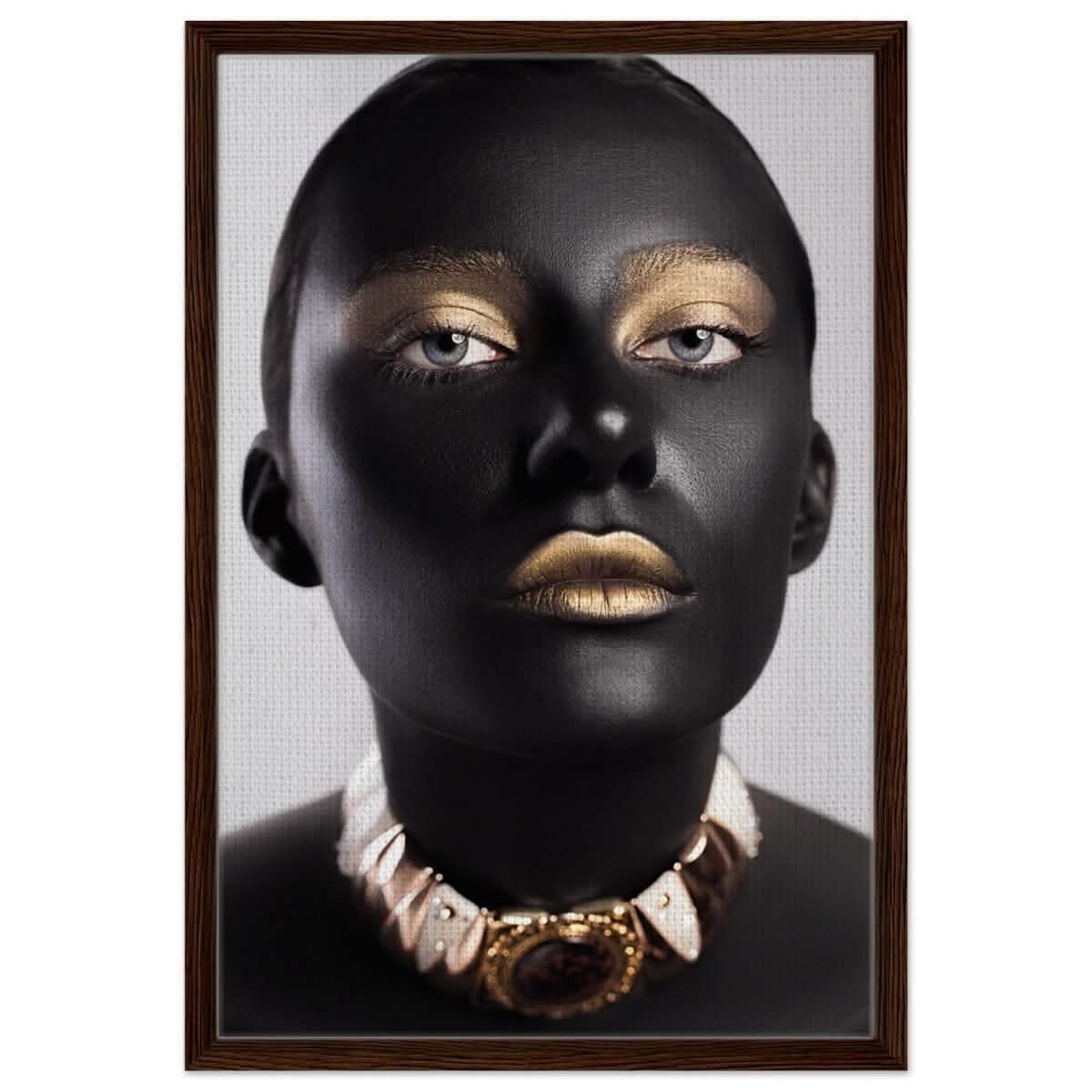 Da Vinci Wall art Print | Eclectic Expressions - Framed Canvas - 50x75 cm / 20x30″ - Dark wood frame