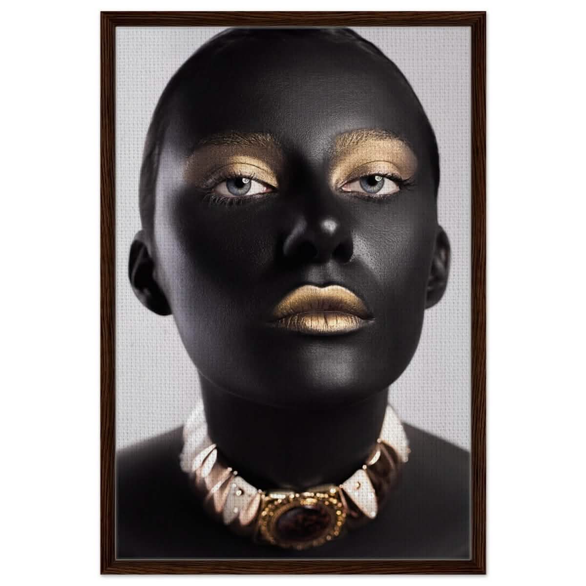 Da Vinci Wall art Print | Eclectic Expressions - Framed Canvas - 60x90 cm / 24x36″ - Dark wood frame