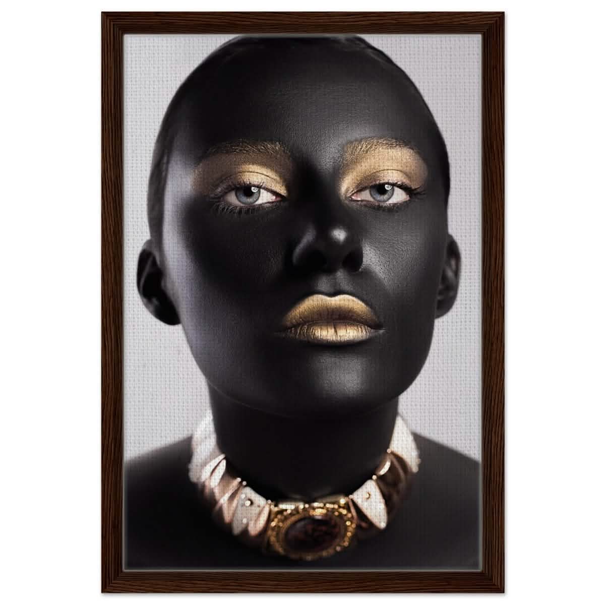 Da Vinci Wall art Print | Eclectic Expressions - Framed Canvas - 40x60 cm / 16x24″ - Dark wood frame