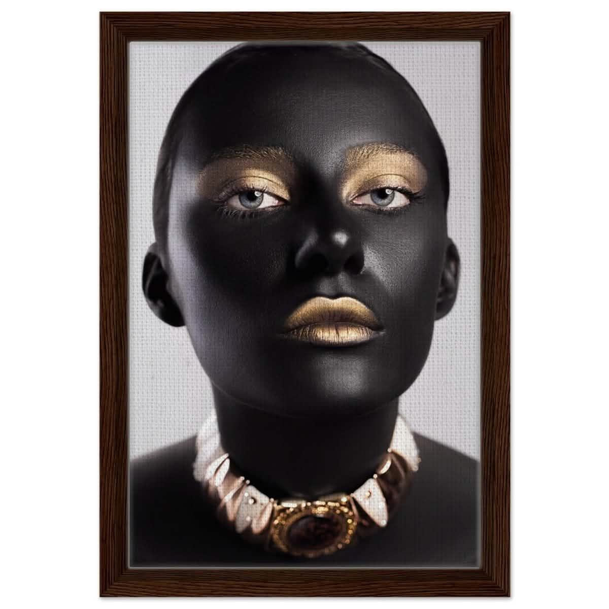 Da Vinci Wall art Print | Eclectic Expressions - Framed Canvas - 30x45 cm / 12x18″ - Dark wood frame