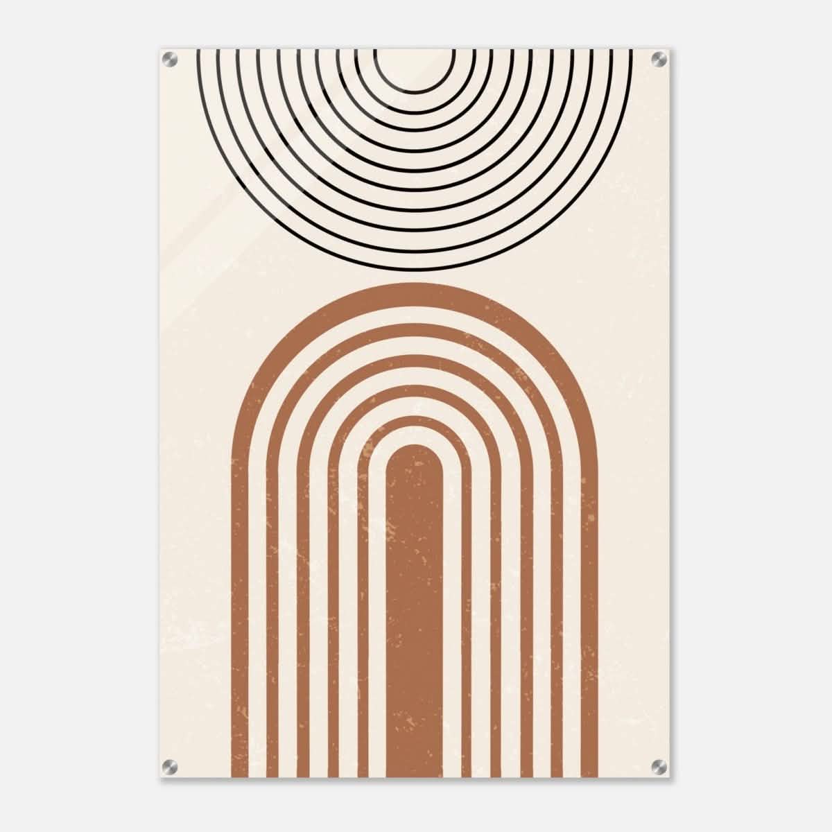 Da Vinci Wall art Print | Geometric Modern Minimalist wall art print | Bohemian - Acrylic Print - 70x100 cm / 28x40″ -