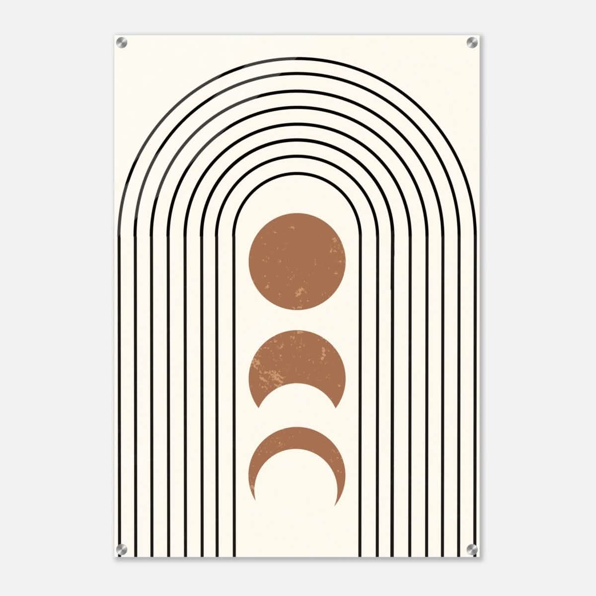 Da Vinci Wall art Print | Geometric Modern Minimalist wall art print | Bohemian - Acrylic Print - 70x100 cm / 28x40″ -