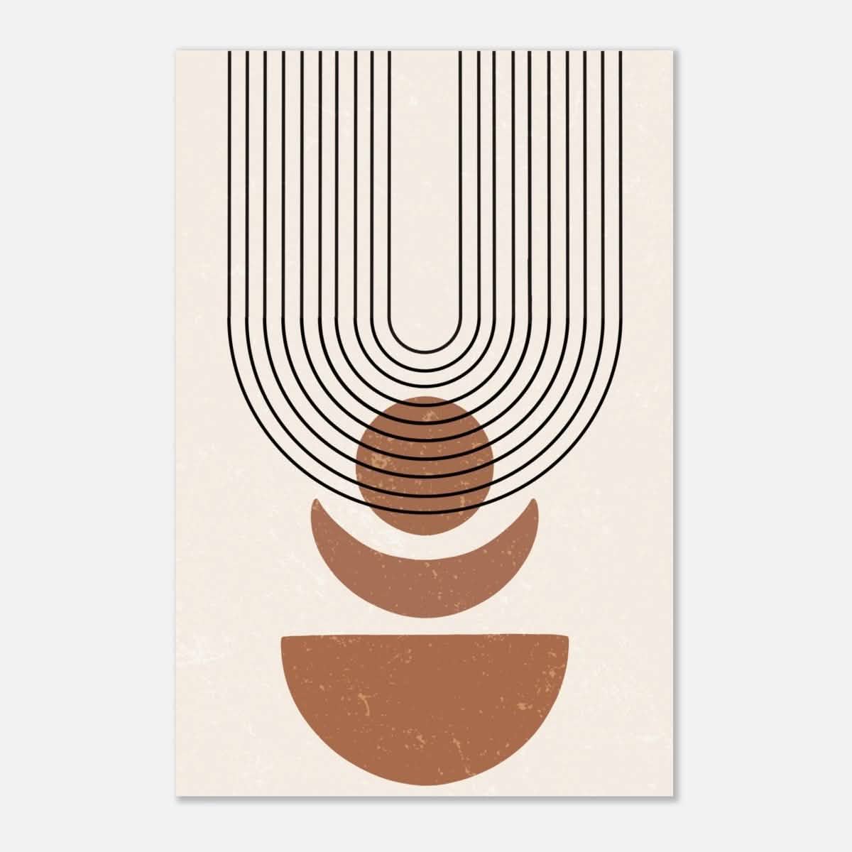 Da Vinci Wall art Print | Geometric Modern Minimalist wall art print | Bohemian - Aluminum Print - 40x60 cm / 16x24″ -