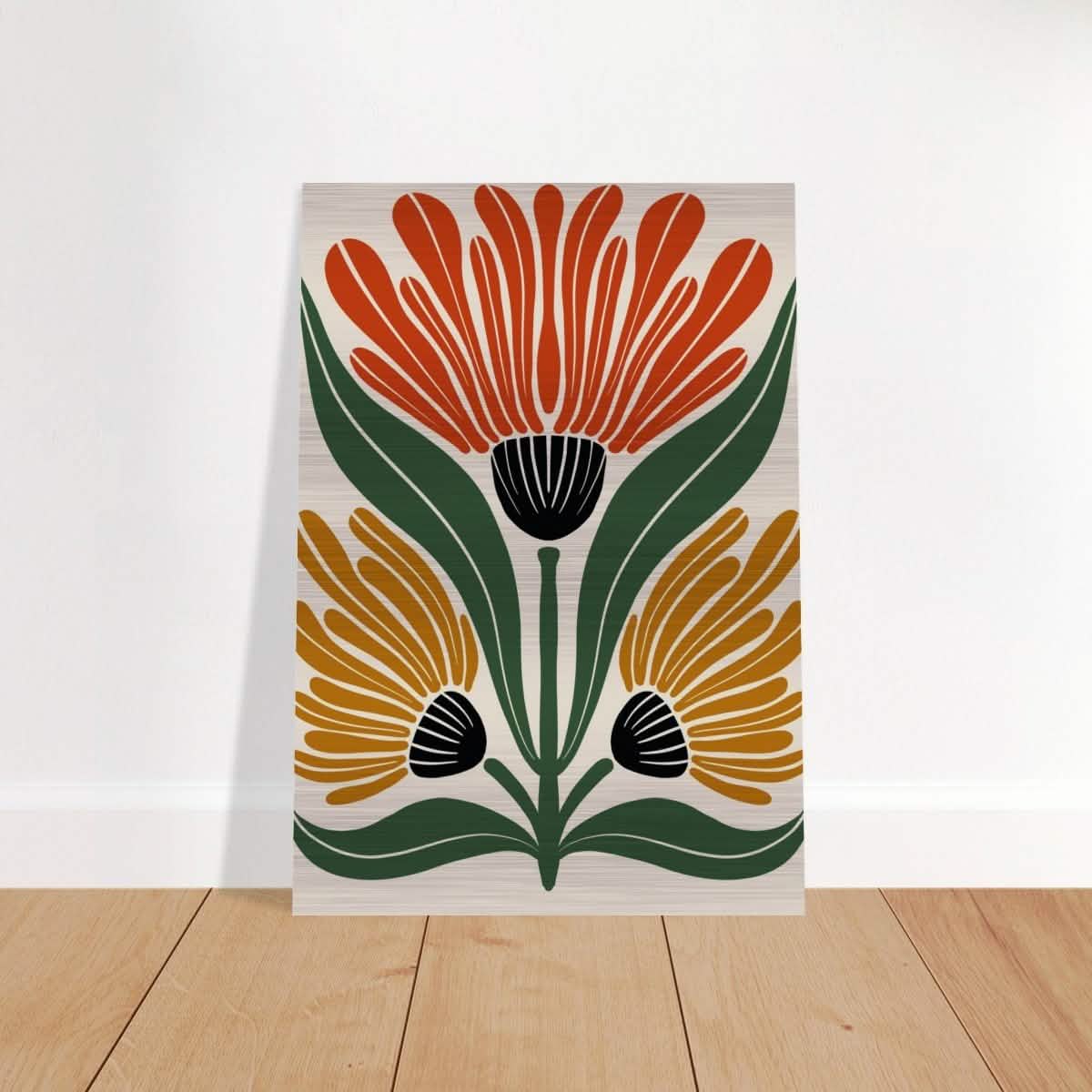 Da Vinci Wall art Print | Geometric Modern Minimalist wall art print | Bohemian - Brushed Aluminum Print - 70x100 cm / 28x40″ -