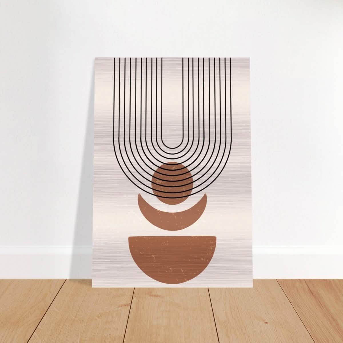 Da Vinci Wall art Print | Geometric Modern Minimalist wall art print | Bohemian - Brushed Aluminum Print - 70x100 cm / 28x40″ -