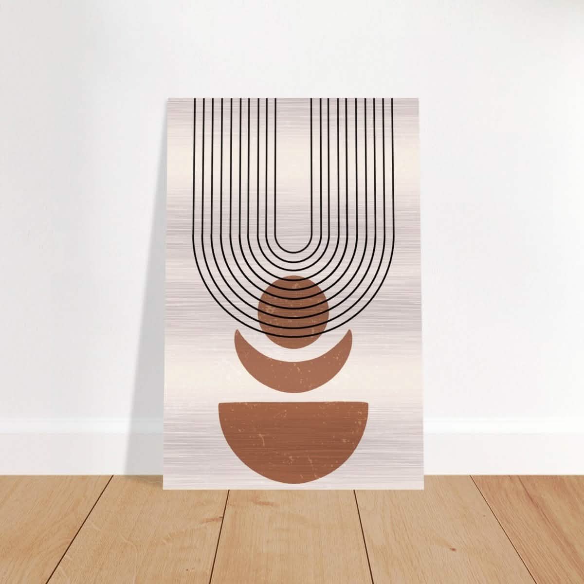 Da Vinci Wall art Print | Geometric Modern Minimalist wall art print | Bohemian - Brushed Aluminum Print - 60x90 cm / 24x36″ -