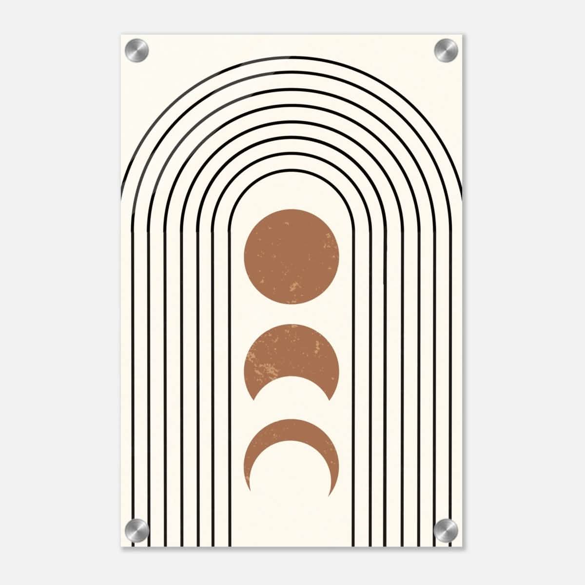 Da Vinci Wall art Print | Geometric Modern Minimalist wall art print | Bohemian - Acrylic Print - 30x45 cm / 12x18″ -