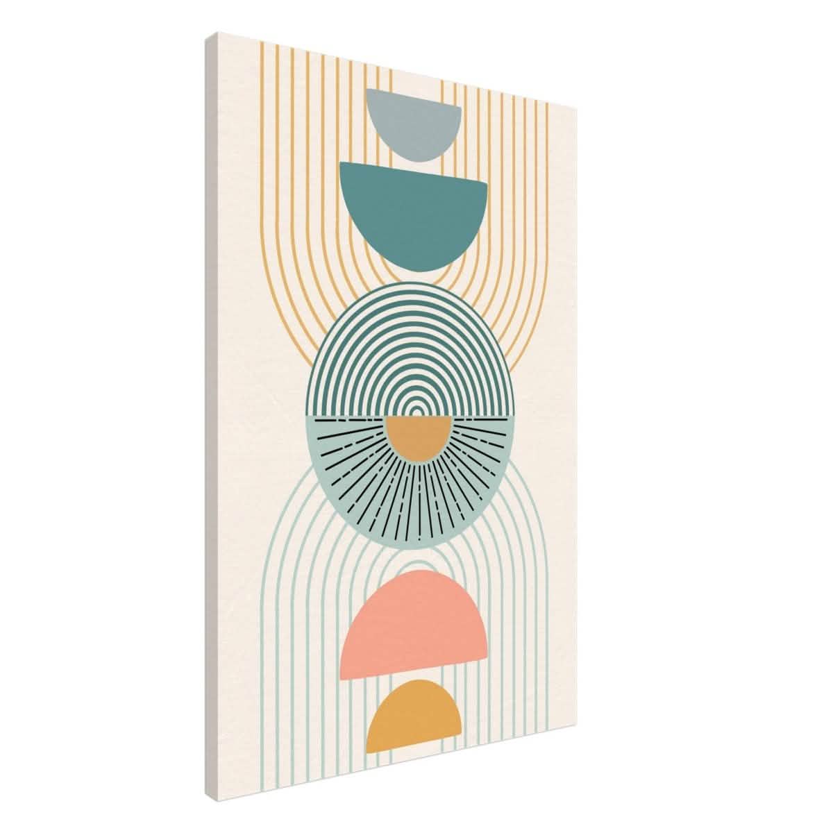 Da Vinci Wall art Print | Geometric Modern Minimalist wall art print | Bohemian - Canvas - 60x90 cm / 24x36″ - Slim