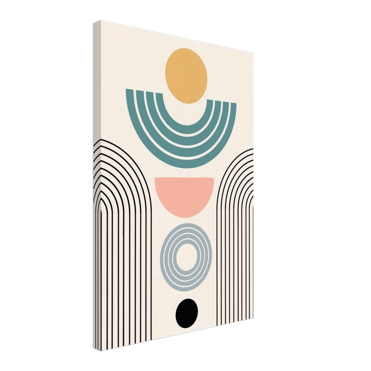 Da Vinci Wall art Print | Geometric Modern Minimalist wall art print | Bohemian - Canvas - 40x60 cm / 16x24″ - Slim