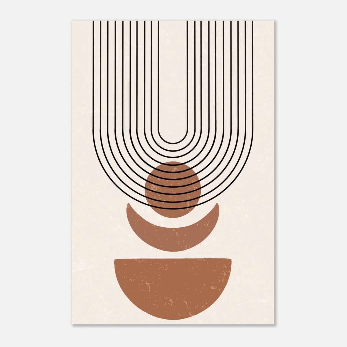 Da Vinci Wall art Print | Geometric Modern Minimalist wall art print | Bohemian - Aluminum Print - 60x90 cm / 24x36″ -