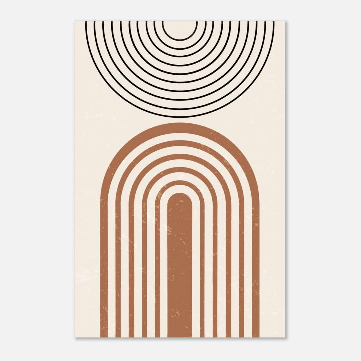 Da Vinci Wall art Print | Geometric Modern Minimalist wall art print | Bohemian - Aluminum Print - 30x45 cm / 12x18″ -