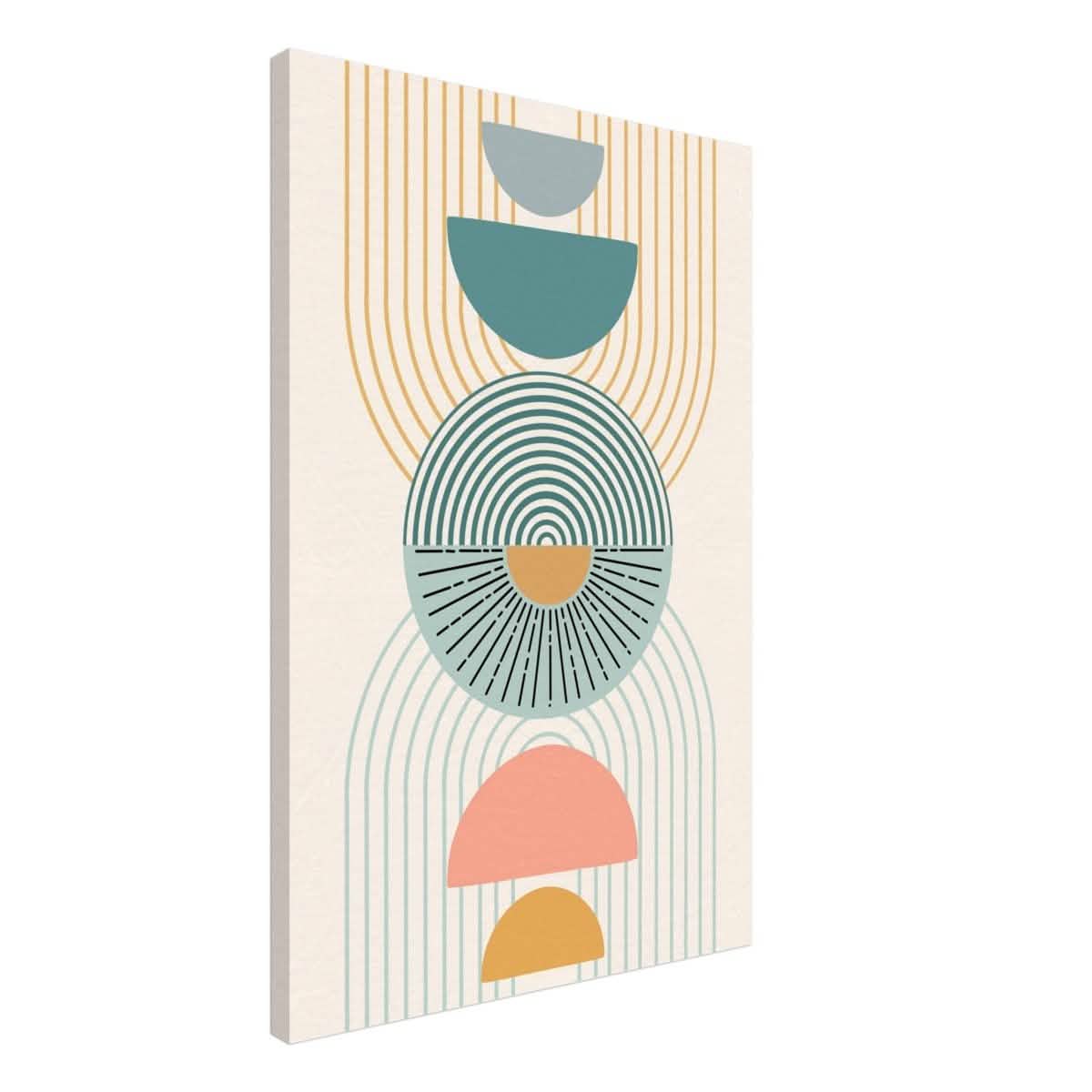 Da Vinci Wall art Print | Geometric Modern Minimalist wall art print | Bohemian - Canvas - 60x90 cm / 24x36″ - Thick