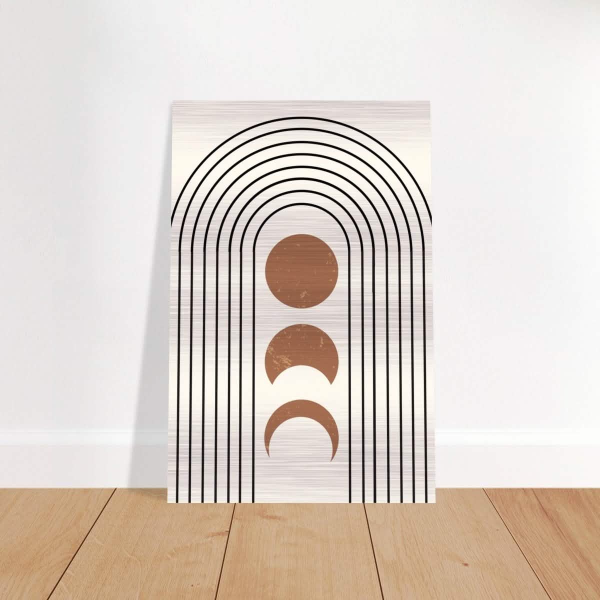 Da Vinci Wall art Print | Geometric Modern Minimalist wall art print | Bohemian - Brushed Aluminum Print - 40x60 cm / 16x24″ -