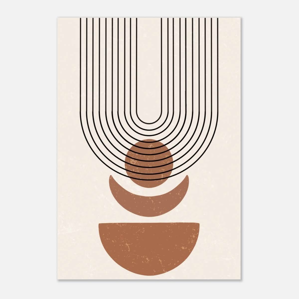 Da Vinci Wall art Print | Geometric Modern Minimalist wall art print | Bohemian - Aluminum Print - 70x100 cm / 28x40″ -