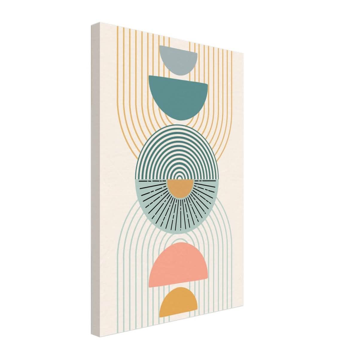 Da Vinci Wall art Print | Geometric Modern Minimalist wall art print | Bohemian - Canvas - 40x60 cm / 16x24″ - Thick