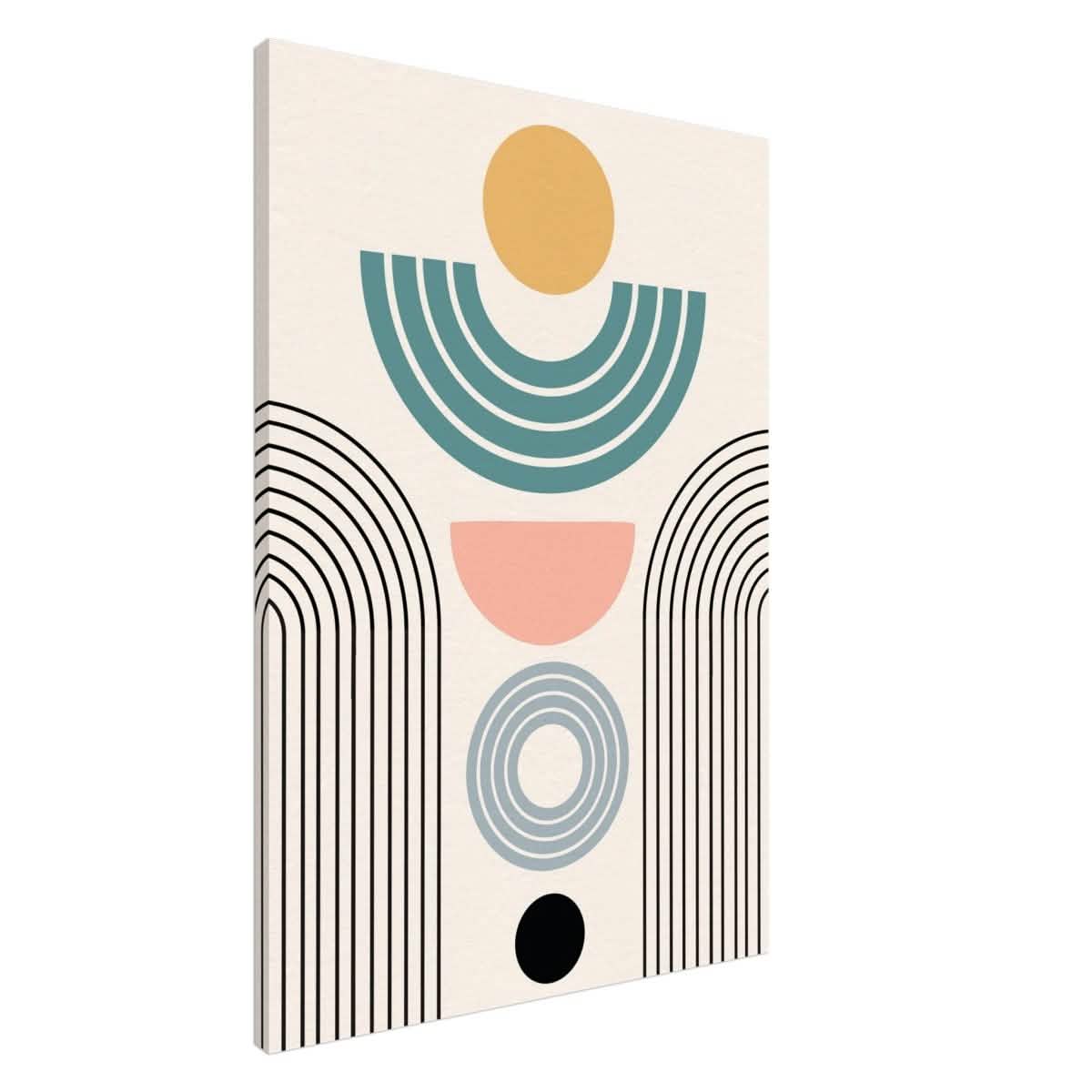 Da Vinci Wall art Print | Geometric Modern Minimalist wall art print | Bohemian - Canvas - 70x100 cm / 28x40″ - Slim