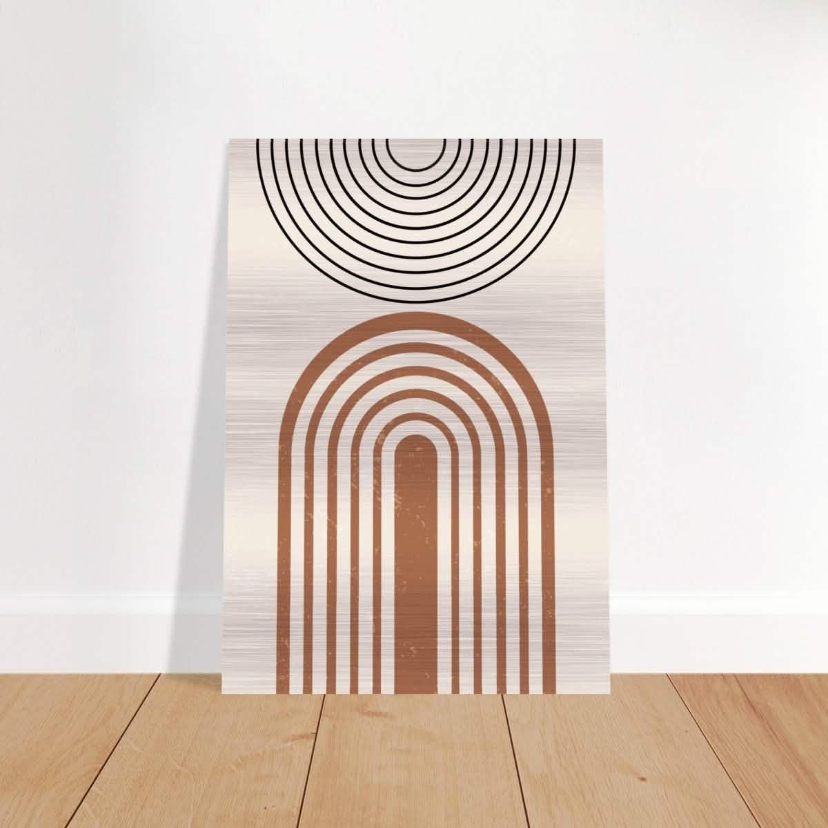 Da Vinci Wall art Print | Geometric Modern Minimalist wall art print | Bohemian - Brushed Aluminum Print - 70x100 cm / 28x40″ -