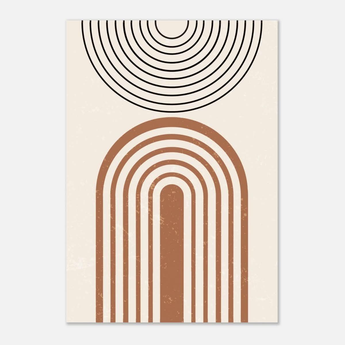 Da Vinci Wall art Print | Geometric Modern Minimalist wall art print | Bohemian - Aluminum Print - 70x100 cm / 28x40″ -