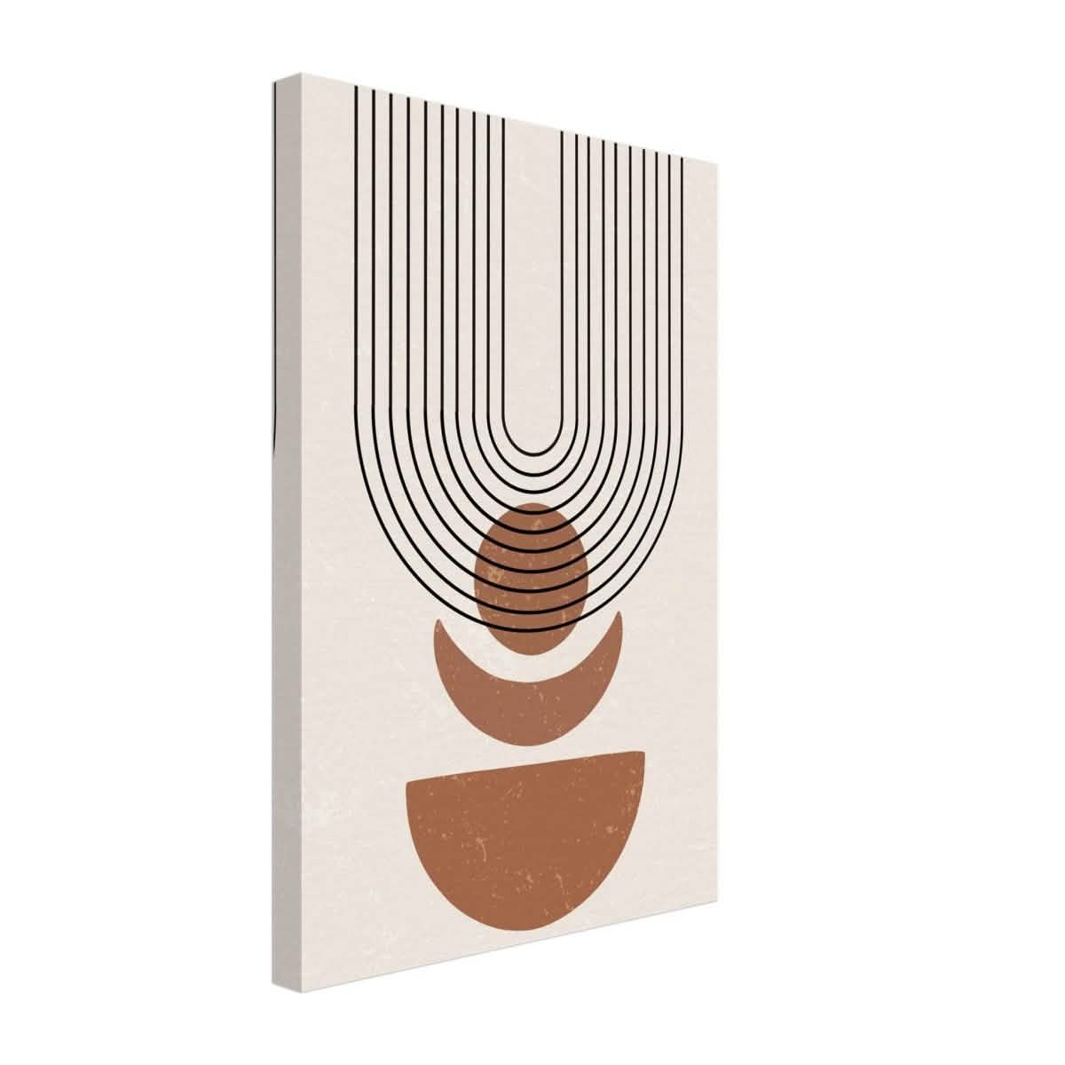 Da Vinci Wall art Print | Geometric Modern Minimalist wall art print | Bohemian - Canvas - 30x45 cm / 12x18″ - Slim