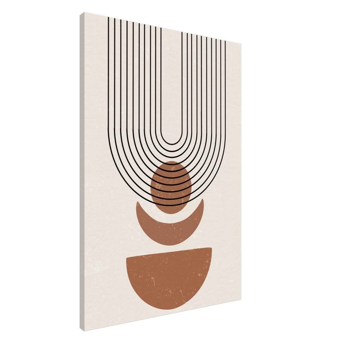 Da Vinci Wall art Print | Geometric Modern Minimalist wall art print | Bohemian - Canvas - 70x100 cm / 28x40″ - Slim