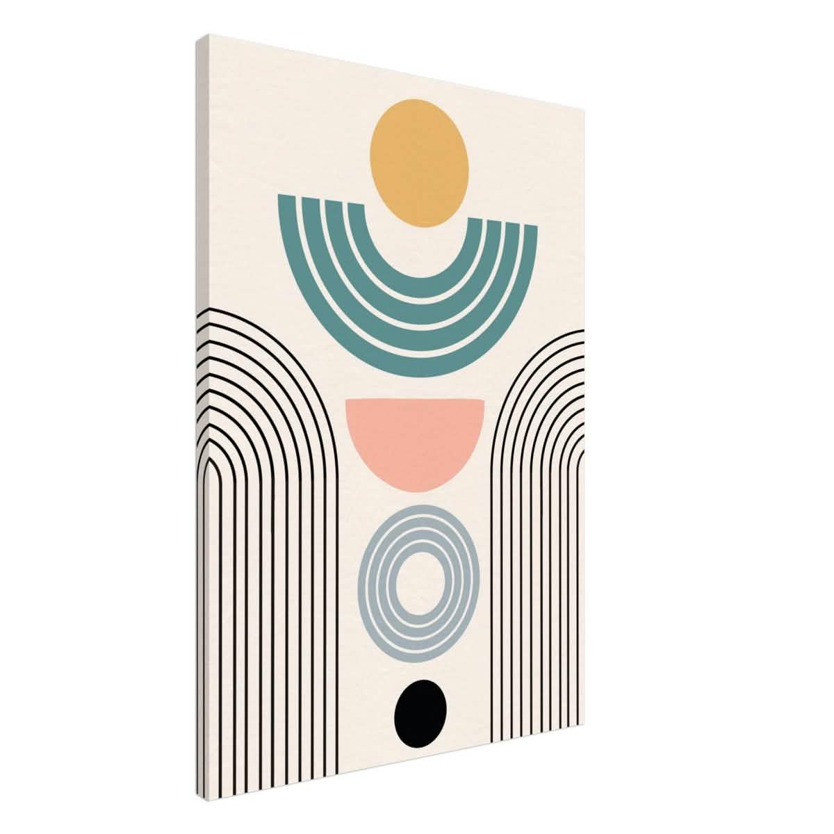 Da Vinci Wall art Print | Geometric Modern Minimalist wall art print | Bohemian - Canvas - 70x100 cm / 28x40″ - Thick