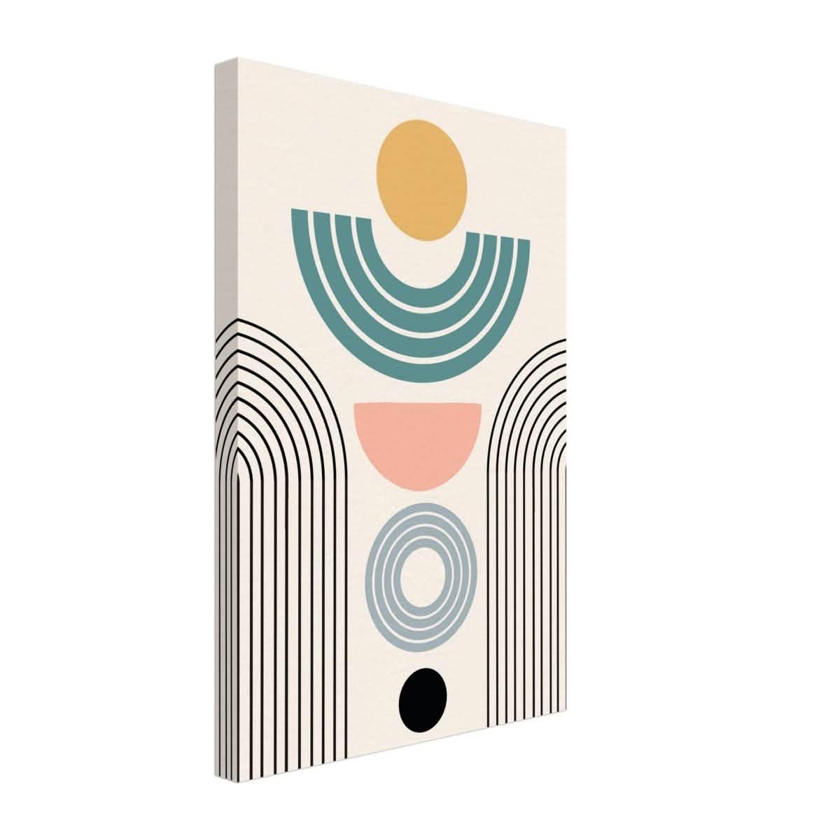 Da Vinci Wall art Print | Geometric Modern Minimalist wall art print | Bohemian - Canvas - 30x45 cm / 12x18″ - Slim