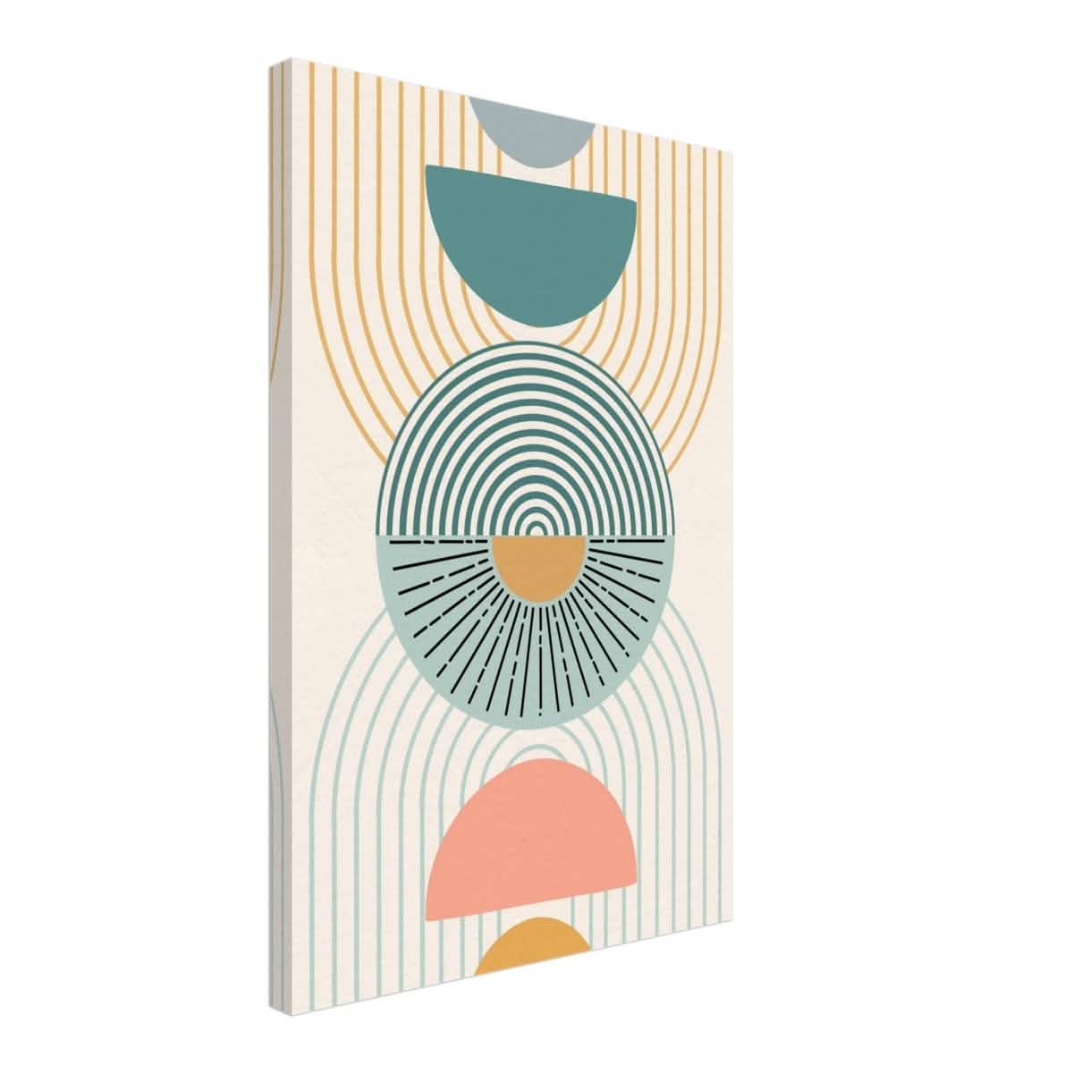 Da Vinci Wall art Print | Geometric Modern Minimalist wall art print | Bohemian - Canvas - 40x60 cm / 16x24″ - Slim