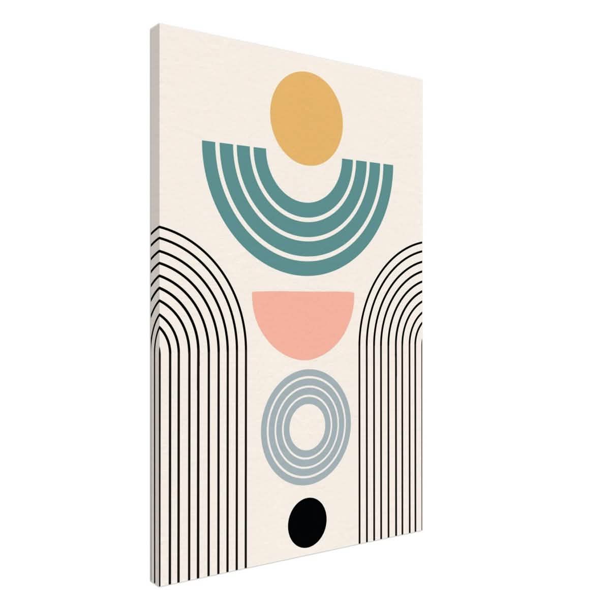 Da Vinci Wall art Print | Geometric Modern Minimalist wall art print | Bohemian - Canvas - 60x90 cm / 24x36″ - Slim