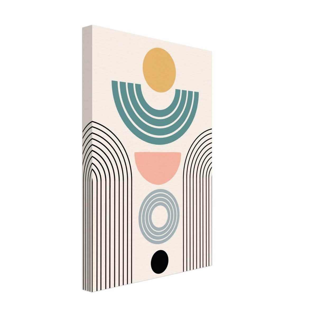 Da Vinci Wall art Print | Geometric Modern Minimalist wall art print | Bohemian - Canvas - 30x45 cm / 12x18″ - Thick