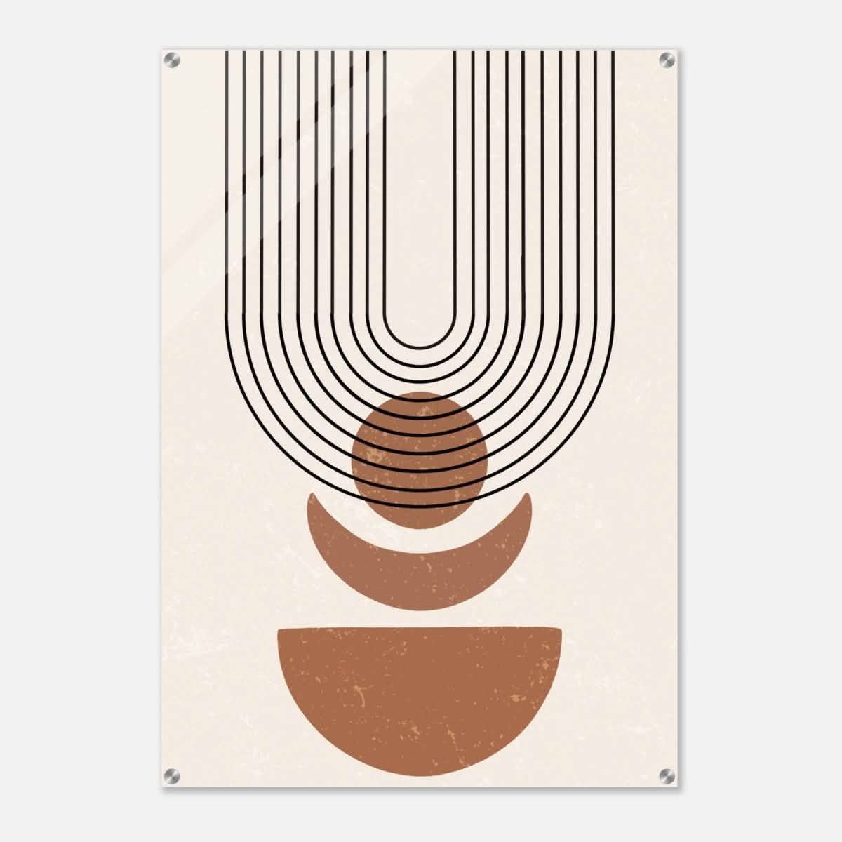 Da Vinci Wall art Print | Geometric Modern Minimalist wall art print | Bohemian - Acrylic Print - 70x100 cm / 28x40″ -