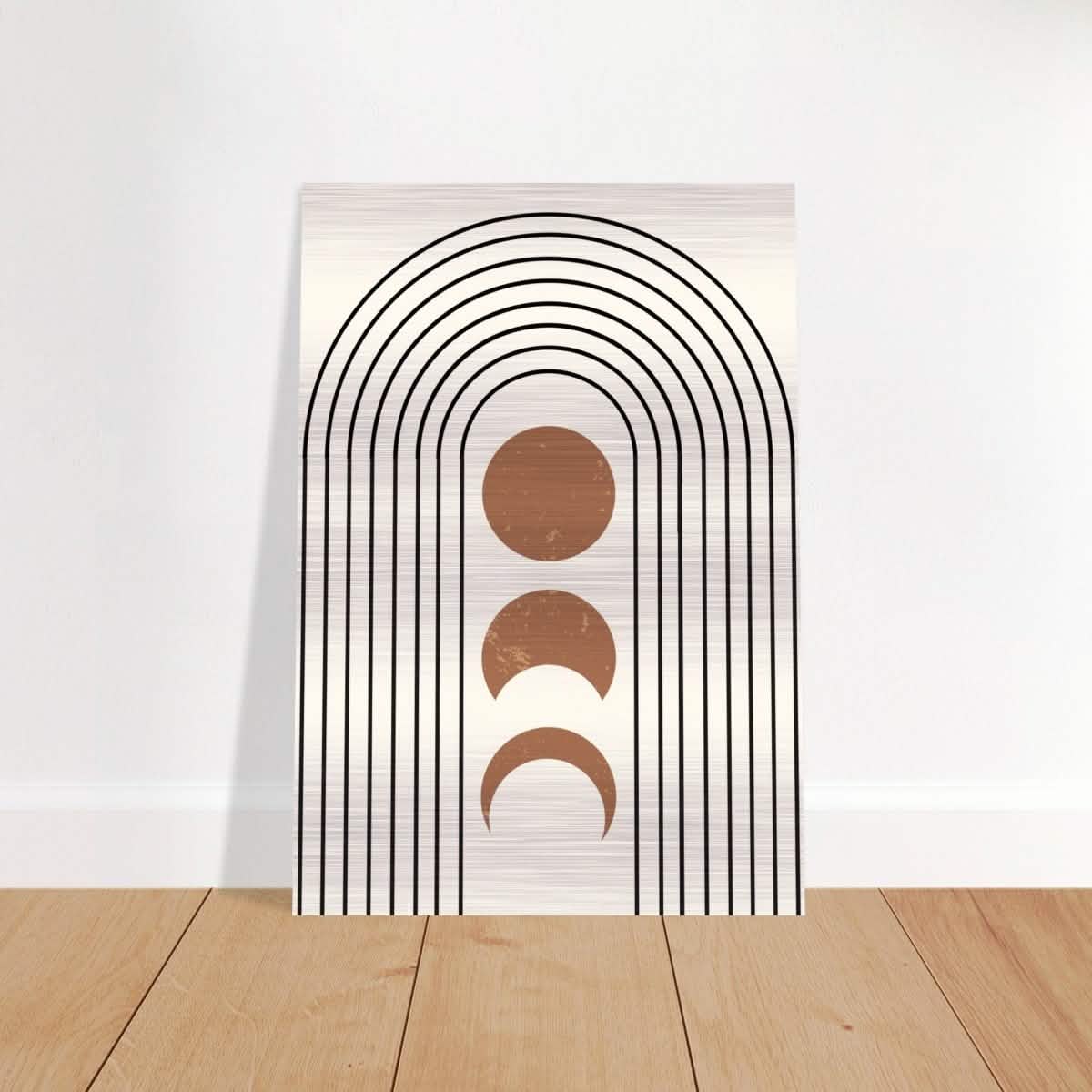 Da Vinci Wall art Print | Geometric Modern Minimalist wall art print | Bohemian - Brushed Aluminum Print - 70x100 cm / 28x40″ -