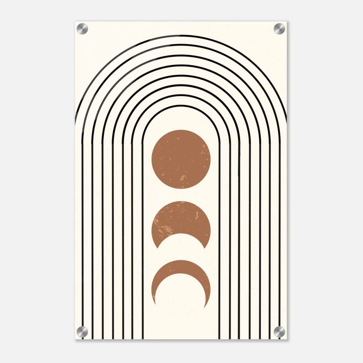 Da Vinci Wall art Print | Geometric Modern Minimalist wall art print | Bohemian - Acrylic Print - 40x60 cm / 16x24″ -