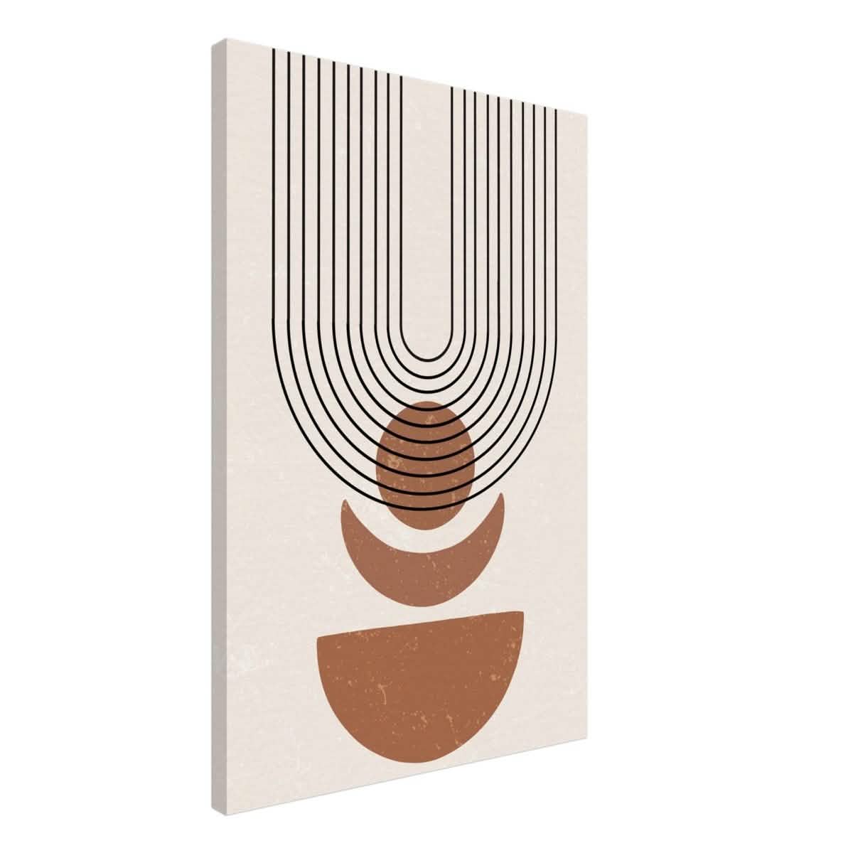 Da Vinci Wall art Print | Geometric Modern Minimalist wall art print | Bohemian - Canvas - 50x75 cm / 20x30″ - Slim